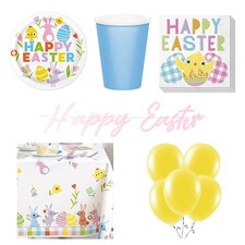 Happy Easter 8 Person Deluxe Party Pack
