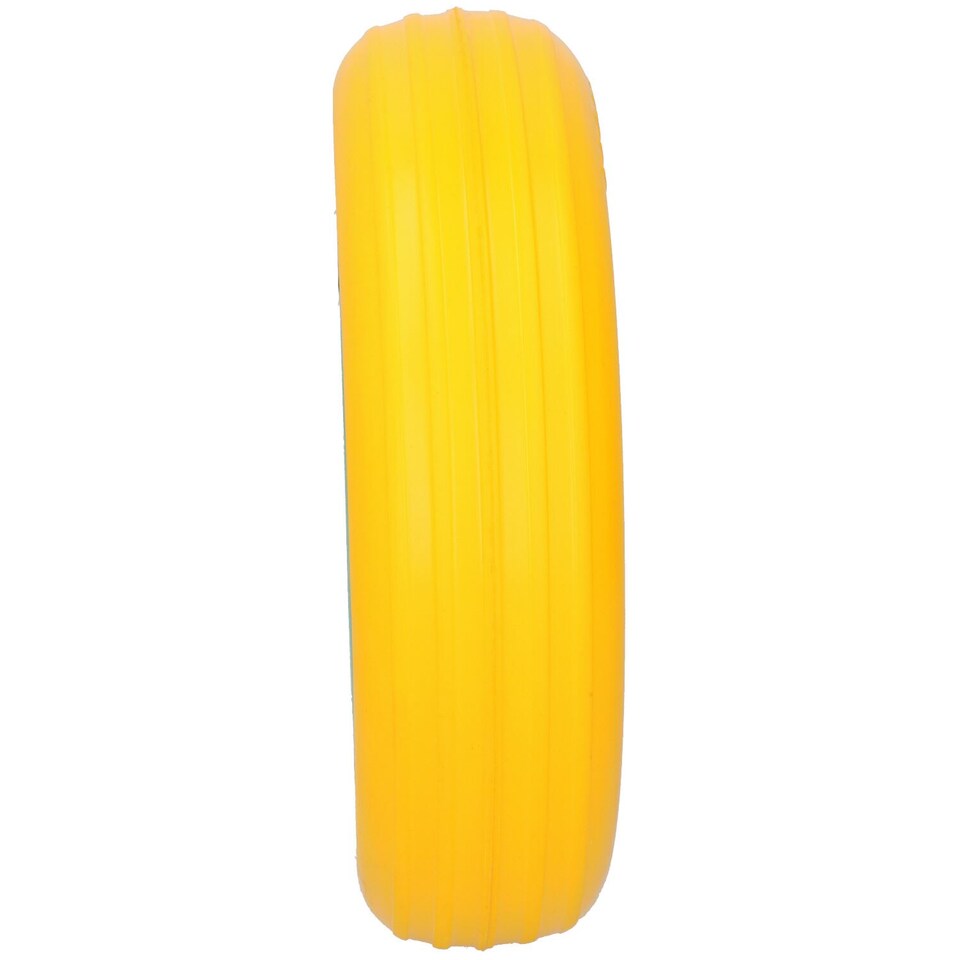 image 1 of 10” Solid Rubber Tyre For Sack Trucks Wheel Barrows Trolleys 20mm Centre 2pc
