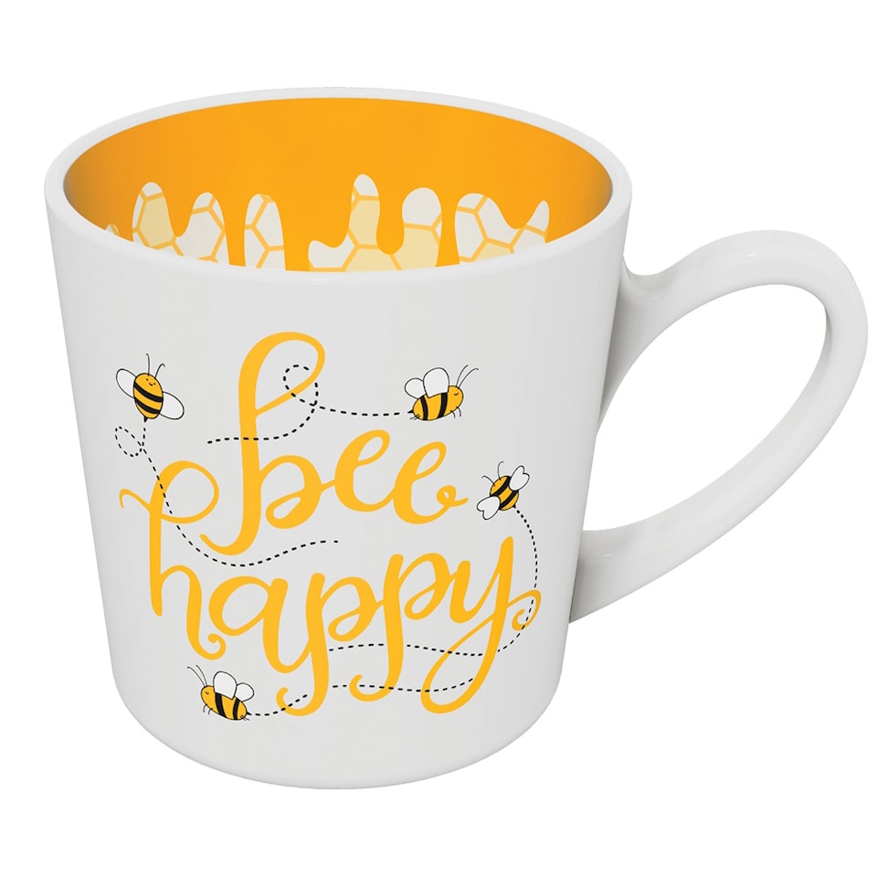 image 1 of Global Journey Gifts Novelty Mug - Bee Happy