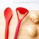 image 4 of Colourworks Masher Red Silicone Non-Stick