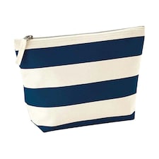 Westford Mill Nautical Accessory Bag - Natural/Navy - One Size Brown