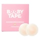 image 1 of Booby Tape Reusable Silicone Nipple Covers with Added Fabric for Extra Protection and Comfort, Smooth and Seamless Under Any Clothing, Washable and Latex Free, Up to 25 Uses, Light