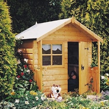 Club Playhouse Kid's Wendy House Brown