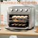 image 4 of HOMCOM 24L Air Fryer Oven, Small Electric Oven, Grill, Roast, Bake, 1600W