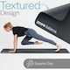image 4 of Pilates Mat with Strap (10mm Thick) - Black