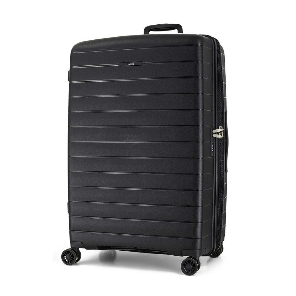 image 1 of Rock Palma 3pc Set Suitcases Black