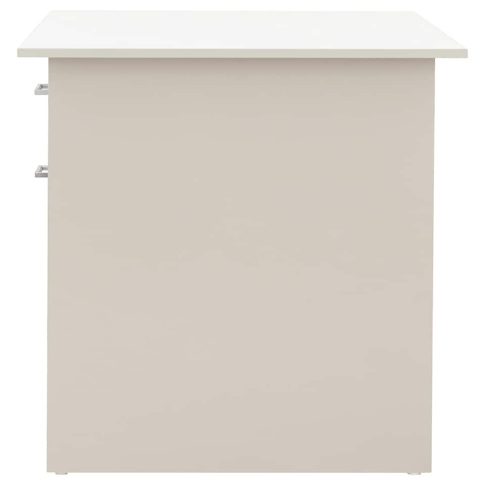image 1 of GFW Panama 2 Drawer Desk - Grey