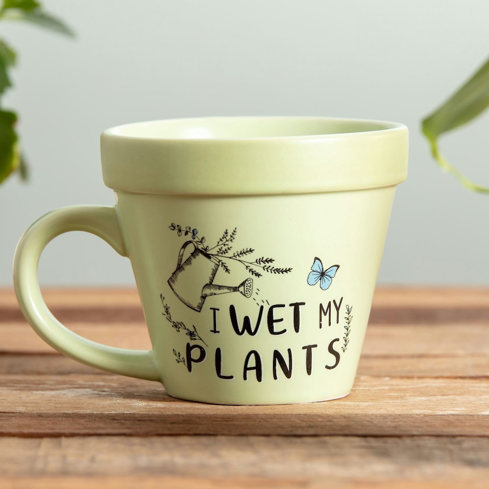 image 1 of Plant-a-holic Mugs - Wet my Plants