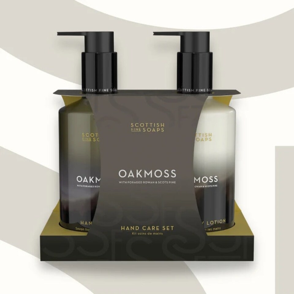 image 1 of Scottish Fine Soaps Oakmoss Hand Care Set