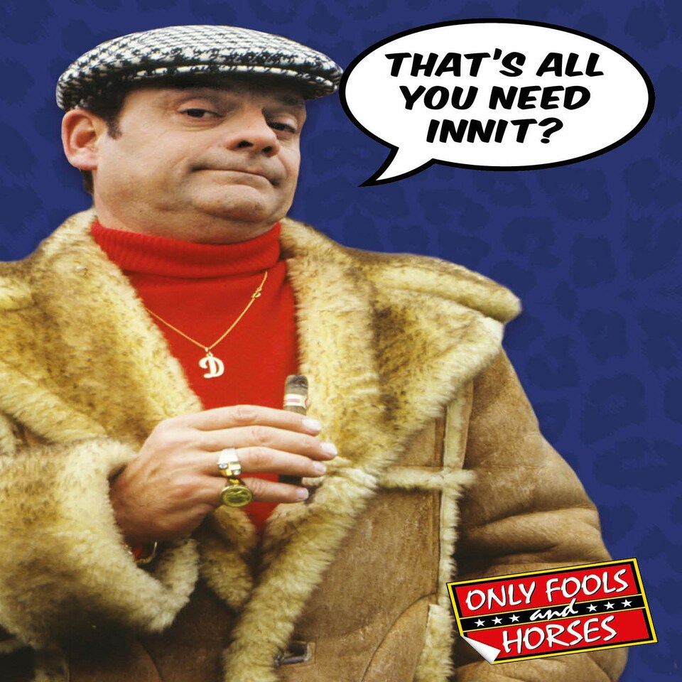 image 1 of Only Fools and Horses Generic Birthday Card