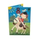 image 2 of Age 8 Juvenile Girl Riding a Horse Birthday Card