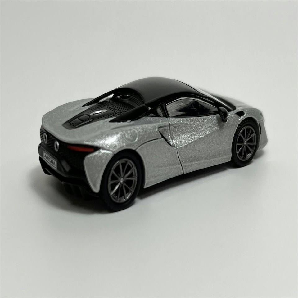 image 1 of McLaren Artura Ice Silver RHD 1:64 Scale Mini GT MGT00582R