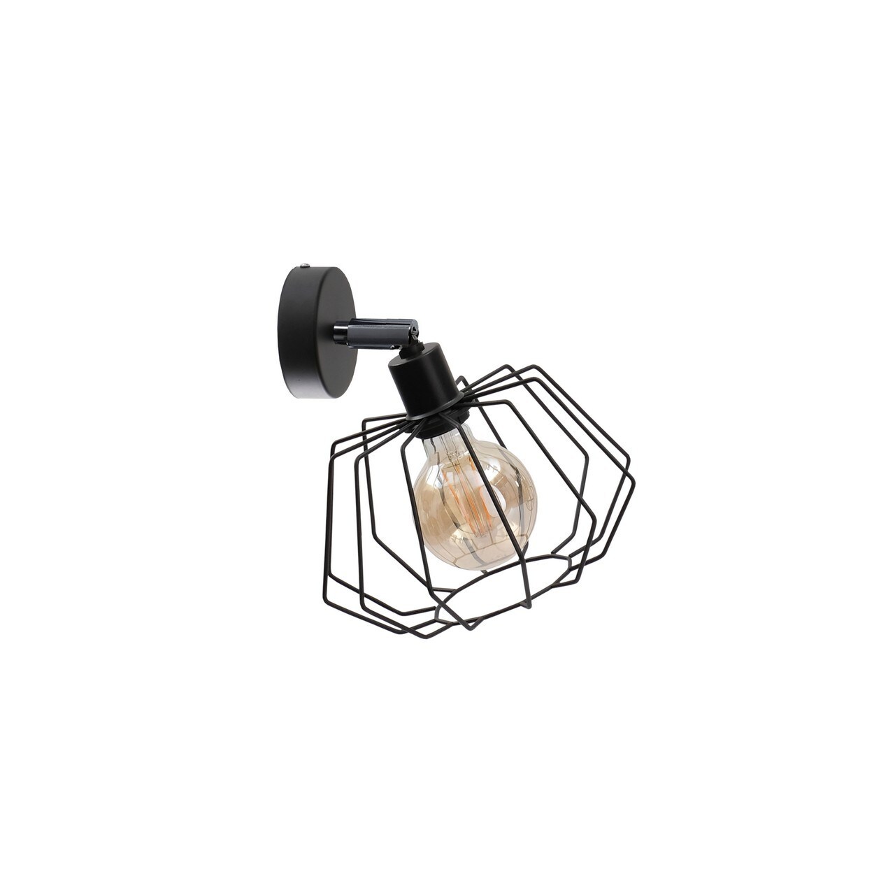 Netlighting Luna Wall Lamp Black 25cm 1x E27