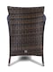 image 10 of Savannah Outdoor Rattan Garden Dining Chair | Grey | Grey