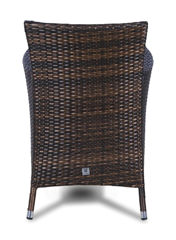image 1 of Savannah Outdoor Rattan Garden Dining Chair | Grey | Grey