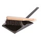 image 1 of Hammer & Tongs Fireplace Dustpan & Brush Set - Black Gloss