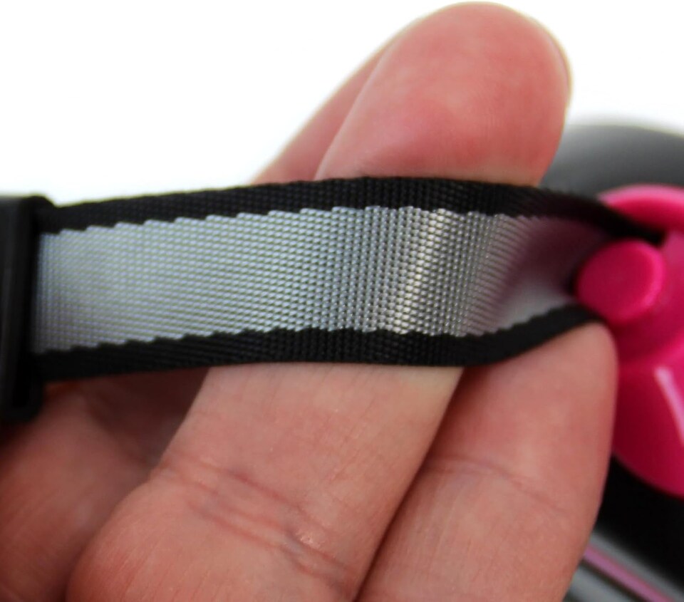 image 1 of Actiaspet Retractable Dog Lead Training Pet Leash 5m Max 50kgs Extendable (Pink)