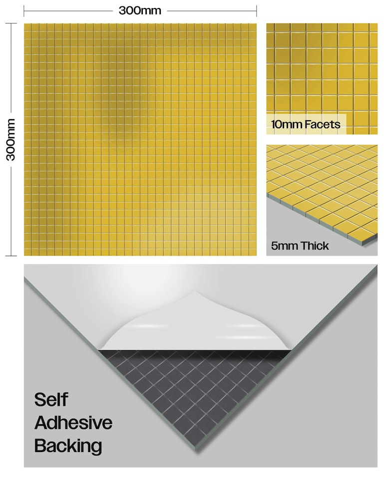 image 1 of FX Lab Glass Mirror Sheets - 300mm x 300mm