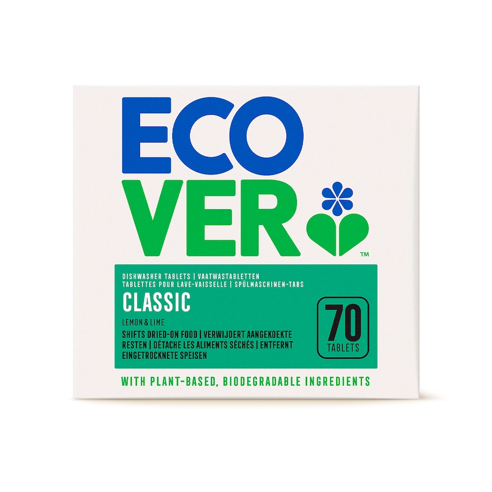 Classic Dishwasher Tablets 70 Pack (Ecover)