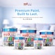 image 10 of InsOpaint ULTRA - 9 IN1 Interior & Exterior Paint-  Insulating & Energy Saving Interior Walls & Ceilings - Creamy White - 1L