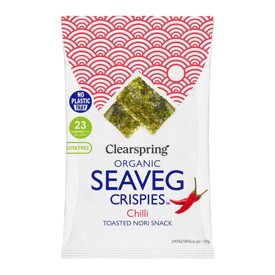 Organic Chilli SeaVeg Crispies 4g (Clearspring)