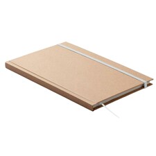 MidOcean Musa Recycled A5 Notebook - White - 1.2cm x 22cm x 15.5cm