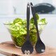 image 2 of Zeal Melamine 2-Piece Salad Servers Set Black | Dark Grey