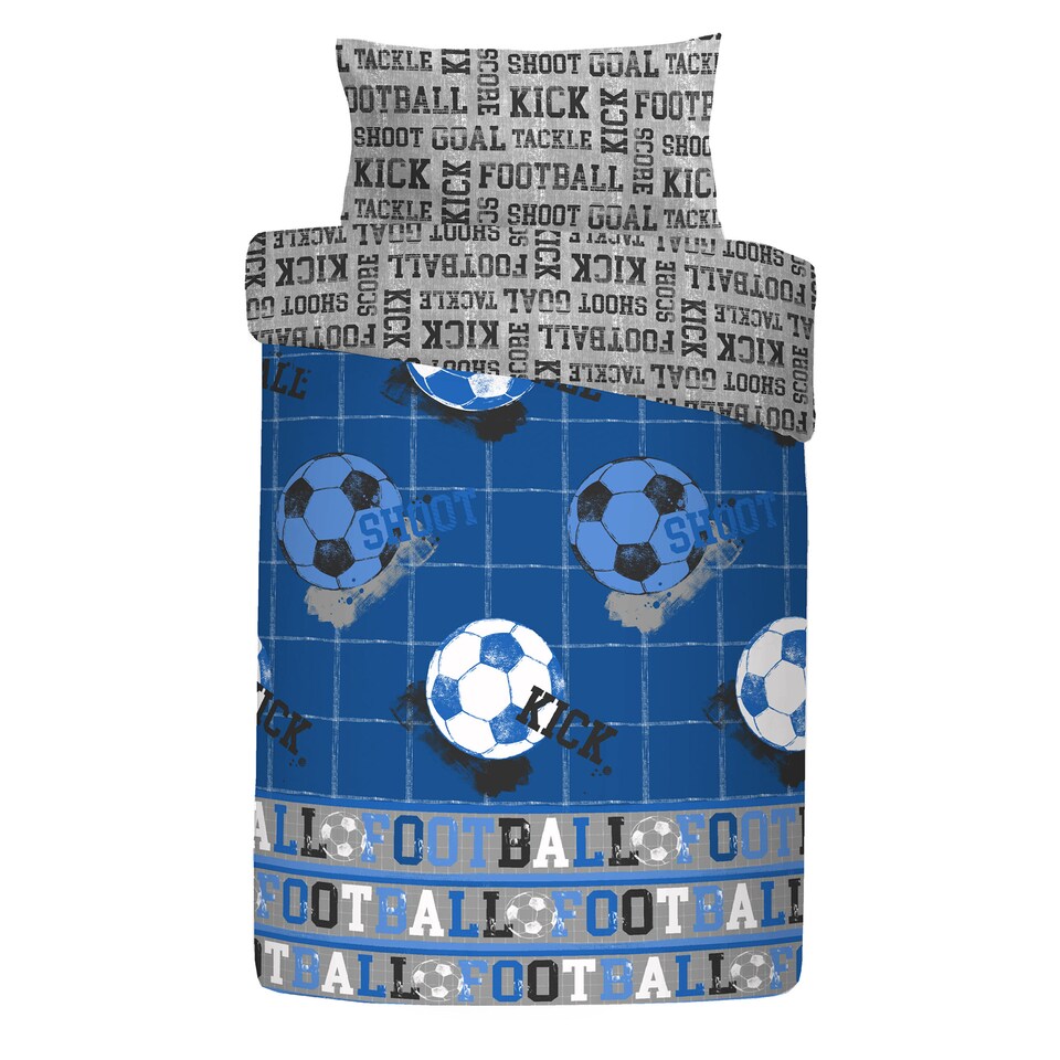 image 1 of Bedlam Football Duvet Cover Set Blue