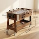 image 9 of SPORTNOW 3 in 1 Reversible Multi Game Table with Lockable Wheels and Shelf