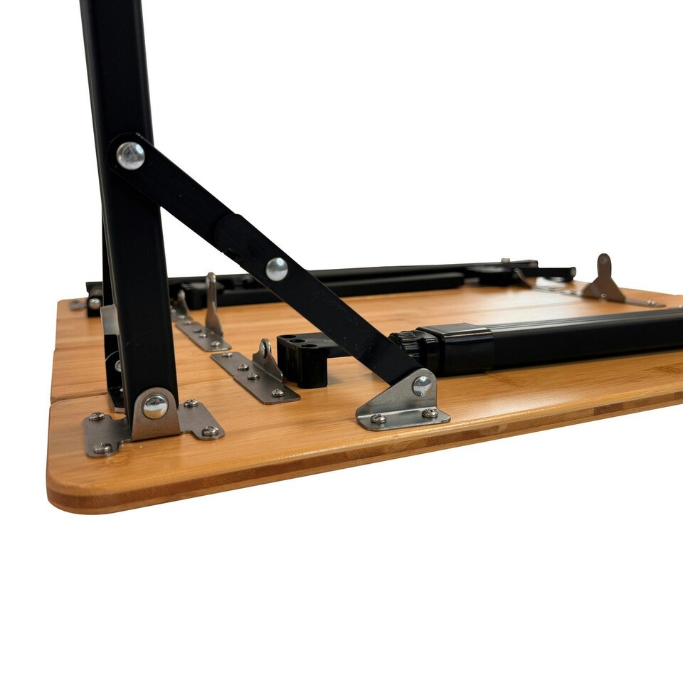 image 1 of Bamboo Camping Table 4 Folding 80cm x 60cm