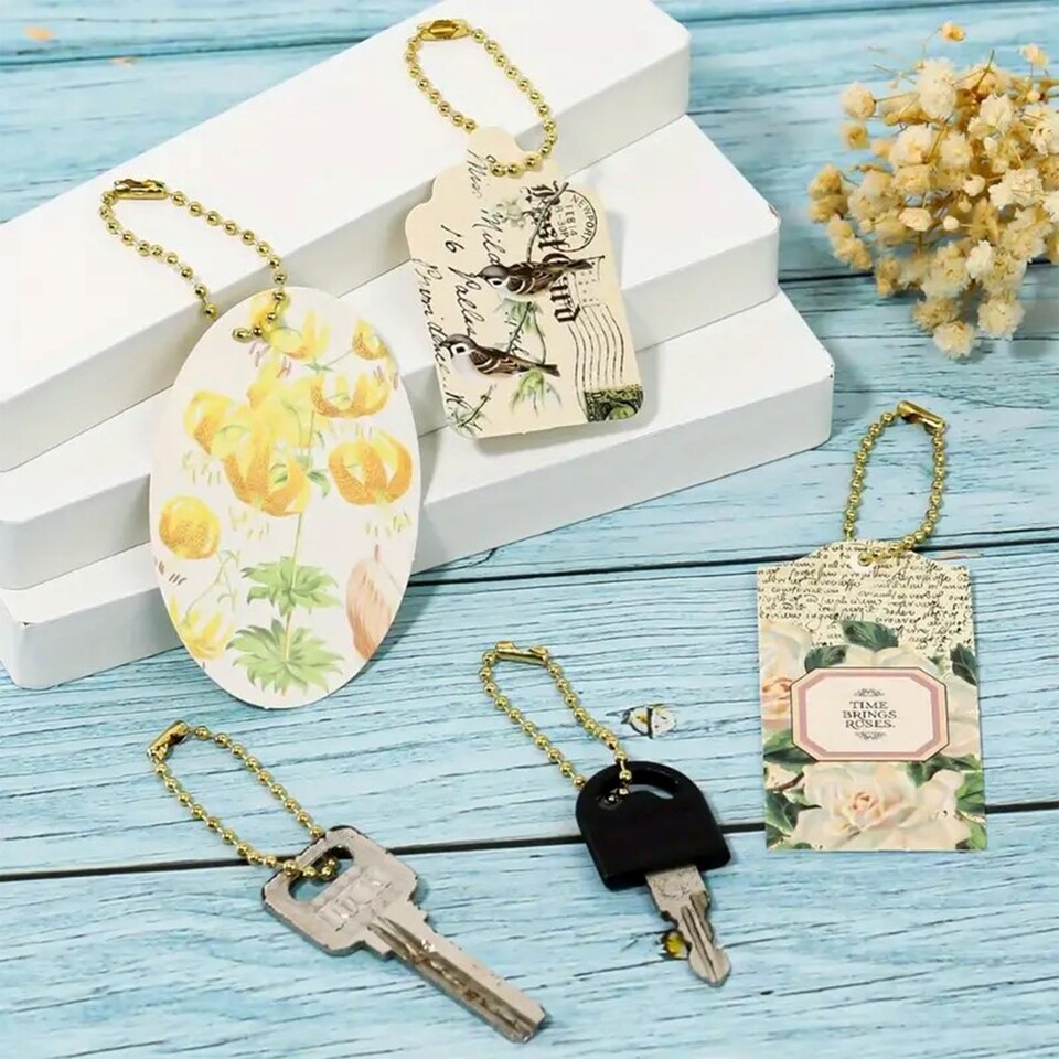 image 1 of 15cm Long Metal Ball Chain Extender for Label Tags - 100pcs
