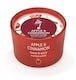 image 2 of Pack of 3 Pan Aroma Apple & Cinnamon Coloured Jar Candle 85g