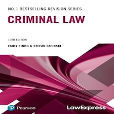 Law Express: Criminal Law Paperback Book
