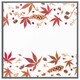 image 1 of Autumn leaves half border (Picture Frame) Grey | M