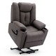 image 3 of Afton Technology Fabric Single Motor Rise Recliner Lift Mobility Chair (Brown)