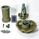 image 5 of Primrose Minel Solar Powered Bird Bath Garden Water Feature 107cm