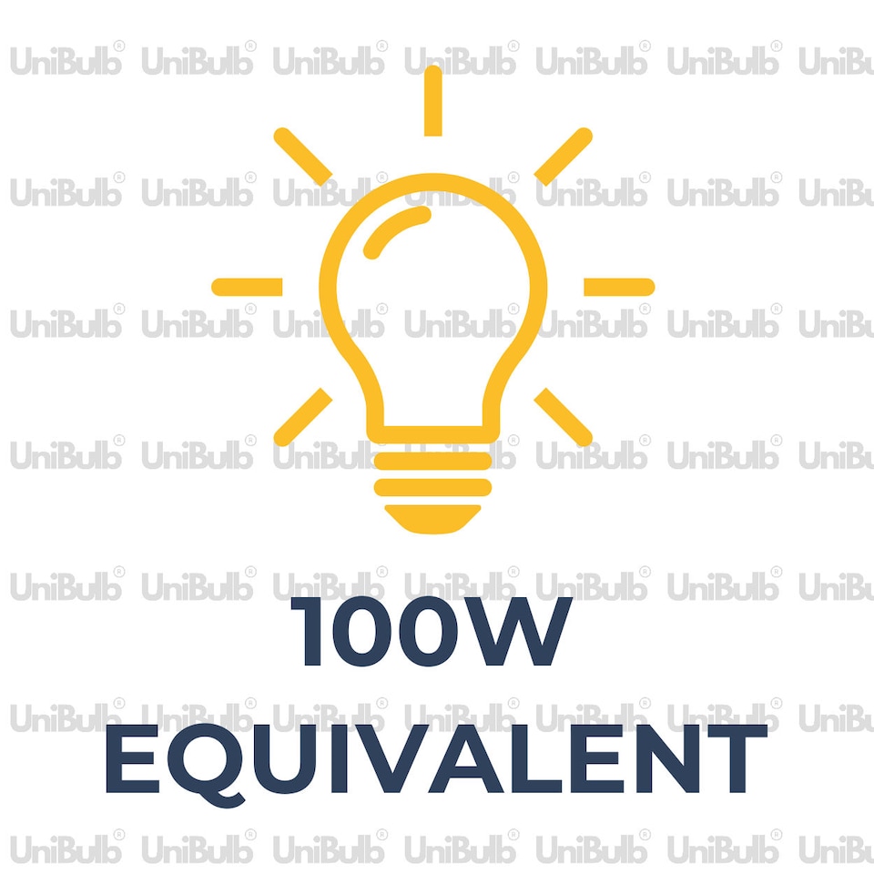 image 1 of UniBulb LED GLS B22 1521lm 12.6W 6500K (Daylight) Light Bulb - Pack of 1 | White | Daylight | 1