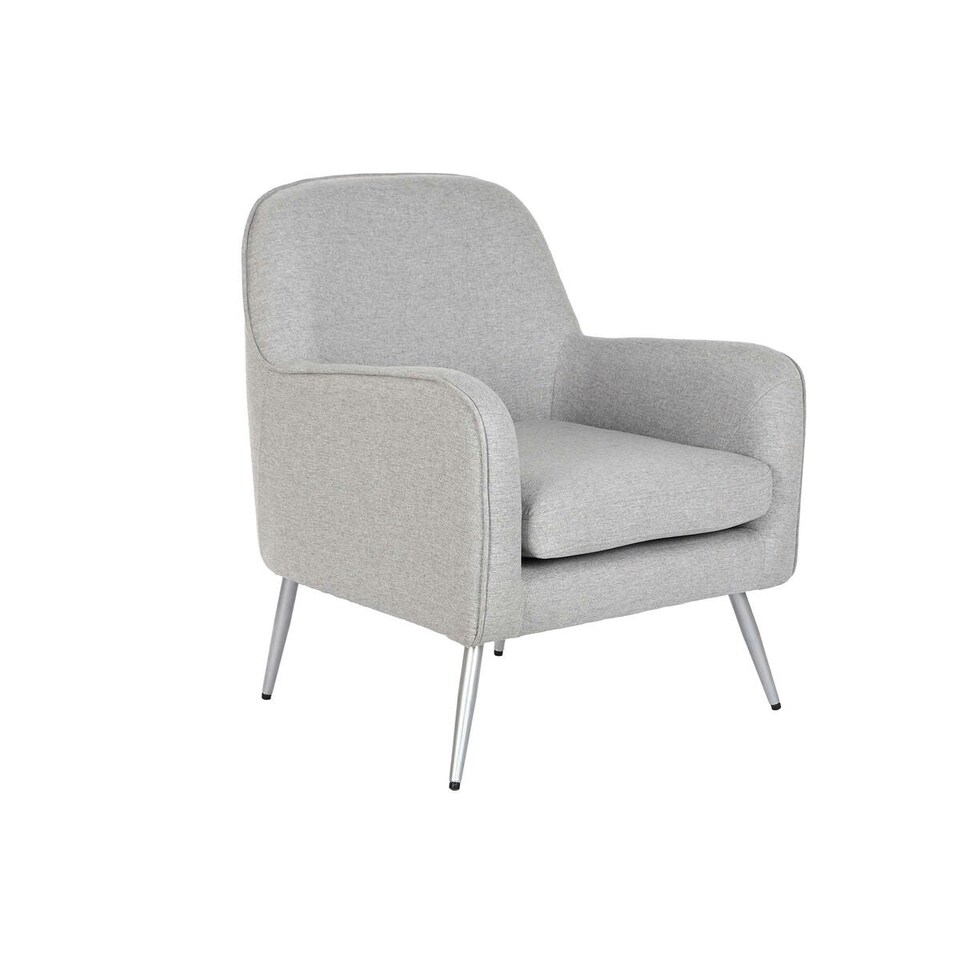 image 1 of Armchair Home ESPRIT Grey Silver 71 x 68 x 81 cm Grey