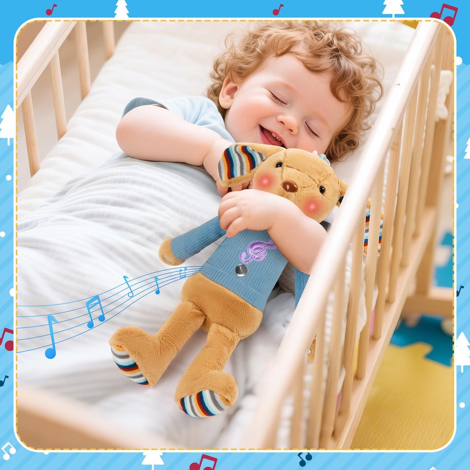 image 1 of Interactive Baby Musical Plush Toy