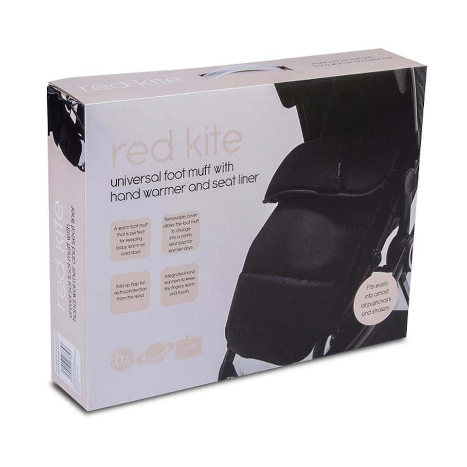 image 1 of Red Kite Universal Footmuff With Hand Warmer And Seat Liner