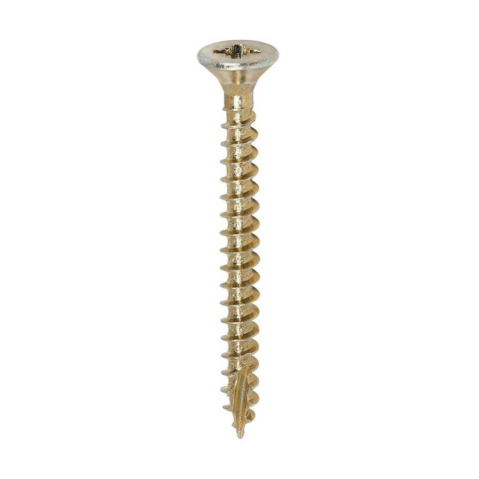 image 1 of Timco - Classic Multi-Purpose Screws - PZ - Double Countersunk - Yellow (Size 4.5 x 45 - 200 Pieces)