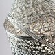 image 3 of ValueLights Hacienda Silver Ceiling Pendant Shade and B22 GLS LED 10W Warm White 3000K Bulb
