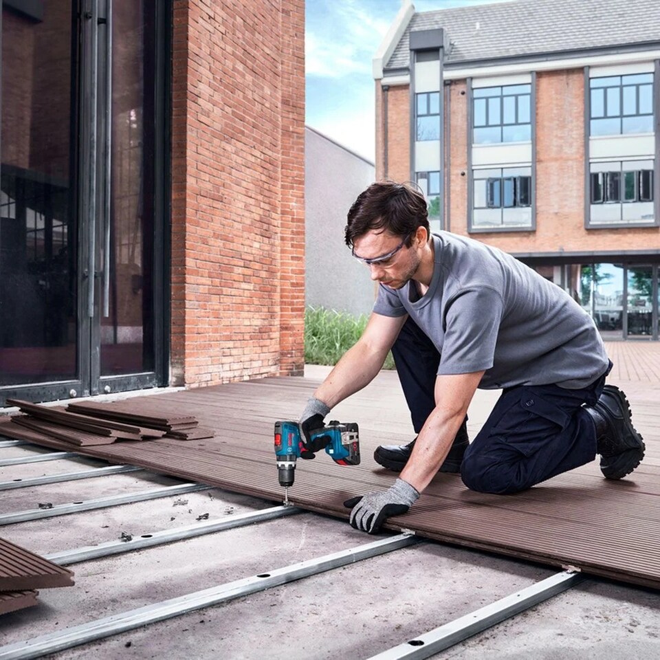 image 1 of Bosch GSB 18V-55 Cordless Brushless 18v Combi Drill Inc 1x 4Ah Battery 0615A5005M
