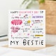 image 2 of My Bestie Galentine's Day Card, Best Friend, Galentine's, Soul Sister, Shoulder To Cry On, Partner In Crime