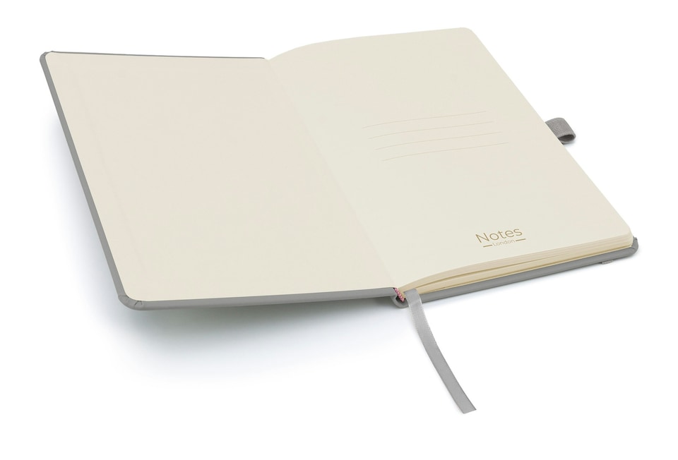 image 1 of Notes London A5 Wilson Lined Page Notebook Grey