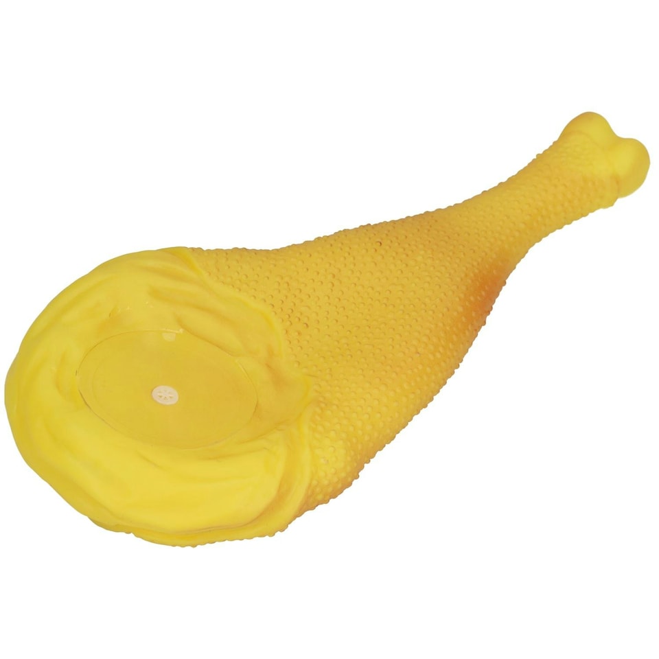 image 1 of Pet Dog Vinyl Chicken Breast Food Doy Toy Play ToyWith Squeak 4x12x17cm