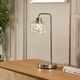 image 6 of Yarrow Polished Chrome & Glass Table Lamp
