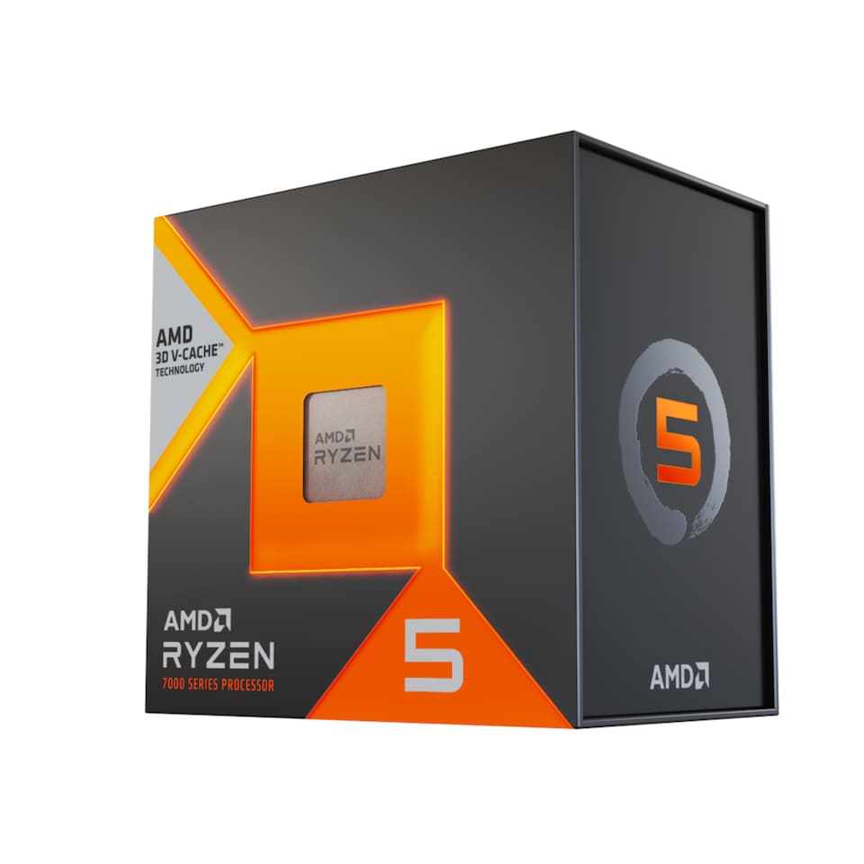 image 1 of AMD Ryzen 5 7500X3D 6 Core 12 threads Processor WITHOUT FAN