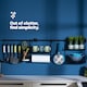 image 2 of Hanging Dish Drainer Black