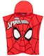 image 1 of Marvel Spiderman Boys Red Poncho Towel | Hooded Towel with Web Pattern | Beach & Pool Use | Kids Bathing Accessories | Cartoon Character Merch